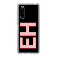 Monogram: Sony Xperia 5 Transparant Hoesje