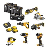 DeWALT DCK706P3T Accu Combiset 7-delig 18V 5.0Ah in TSTAK DeWALT DCK706P3T Accu Combiset 7-delig 18V 5.0Ah in TSTAK