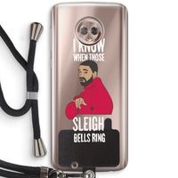 Sleigh Bells Ring: Motorola Moto G6 Transparant Hoesje met koord