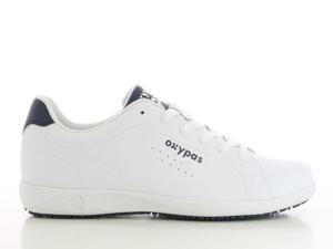 Oxypas Comfortabele Leren Veter Schoen Evan | Wit | Maat 41 - 00,154,135,41
