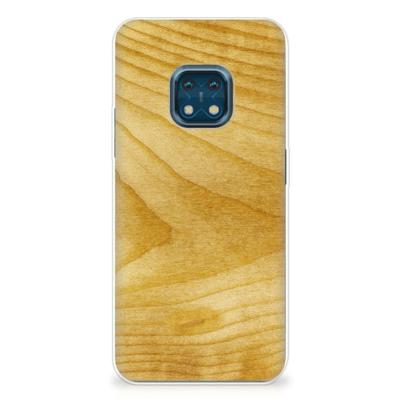 Nokia XR20 | Bumper Hoesje | Licht Hout