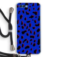 Blue Leopard: Honor 10 Transparant Hoesje met koord