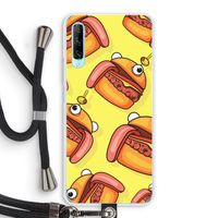 Hamburger: Huawei P Smart Pro Transparant Hoesje met koord