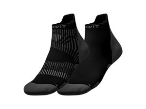 CRIVIT Heren functionele sokken (45/46, Zwart/grijs)