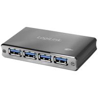 LogiLink UA0282 interface hub USB 3.2 Gen 1 (3.1 Gen 1) Micro-B 5000 Mbit/s Zwart - thumbnail