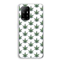 Weed: Oppo A94 5G Transparant Hoesje