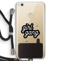 Girl Gang: Huawei Ascend P8 Lite (2017) Transparant Hoesje met koord