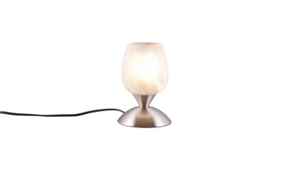 Trio Nikkel tafellampCup Ii wit glas - R59441001