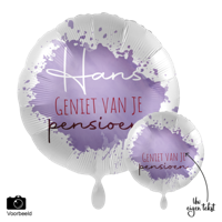 'Ballon 'Pensioen' met eigen tekst' kopen? | FOR YOU GIFTS