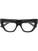 Balenciaga Eyewear lunettes de vue à monture papillon - Noir