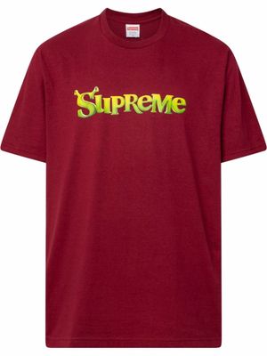Supreme t-shirt Shrek à imprimé graphique - Rouge