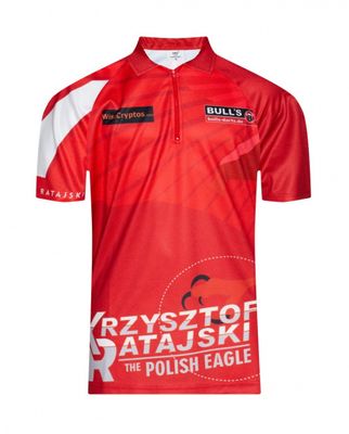 Bull's dartshirt Krzysztof Ratajski 2020 Edition rood