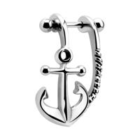 Helixpiercing met Anchor Design Chirurgisch staal 316L Helix / Tragus