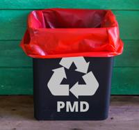 Container sticker PMD recycle Container sticker PMD recycle
