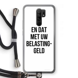 Belastinggeld: Xiaomi Redmi 9 Transparant Hoesje met koord