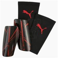 Voetbal Beenbeschermers Puma Attacanto Sleeve Zwart - Maat: S