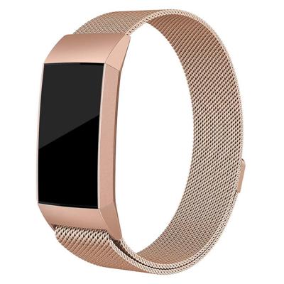 Fitbit Charge 3 Milanees Bandje Rose Size: L