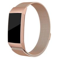 Fitbit Charge 3 Milanees Bandje Rose Size: L