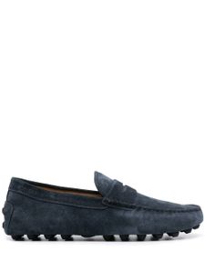 Tod's mocassins Gommino en daim - Bleu