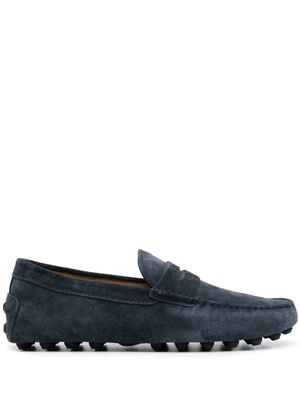 Tod's mocassins Gommino en daim - Bleu