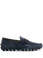 Tod's mocassins Gommino en daim - Bleu - thumbnail