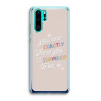 Right Place: Huawei P30 Pro Transparant Hoesje