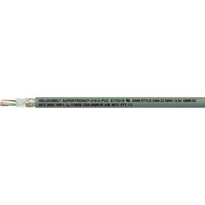 Helukabel 49942 Geleiderkettingkabel S-TRONIC-310-C-PVC 2 x 0.34 mm² Grijs 100 m