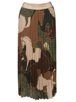 Rok Plissé Horses Groen