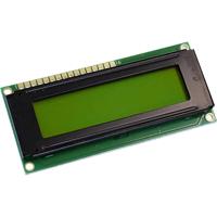 Display Elektronik LC-display Geel-groen 16 x 2 Pixel (b x h x d) 80 x 36 x 7.6 mm DEM16216SYH-PY