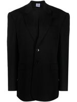 VETEMENTS blazer à épaulettes - Noir