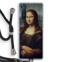 Mona Lisa: Sony Xperia 5 II Transparant Hoesje met koord