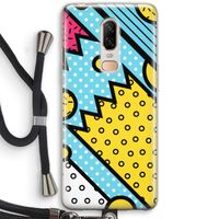 Pop Art #1: OnePlus 6 Transparant Hoesje met koord