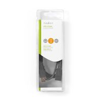 USB 2.0-Kabel | A Male - A Female | 2,0 m | Zwart [CCGB60010BK20] - thumbnail