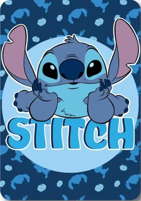 Stitch Feather Fleece deken 100 x 140 cm