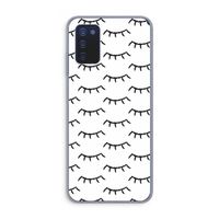 Wimpers: Samsung Galaxy A03s Transparant Hoesje Wimpers: Samsung Galaxy A03s Transparant Hoesje