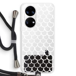 Dakpannetjes: Huawei P50 Transparant Hoesje met koord