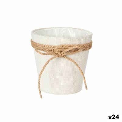 Lasso Wit Touw Plastic 14 x 12,5 x 14 cm 14 x 14 x 14 cm (24 Stuks)
