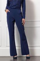 Studio Anneloes Flair Bonded Trousers 13081 Flared 6502 Ink Blue