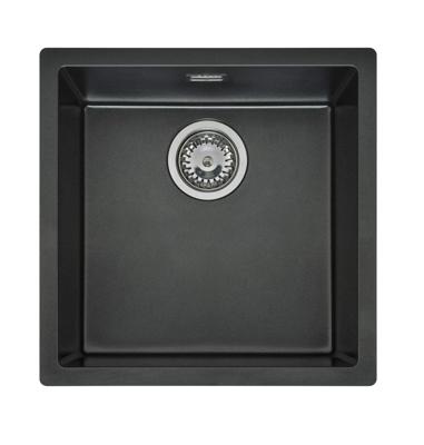Reginox Texel 40 x 40 black silvery spoelbak