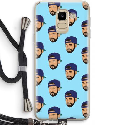 Drake Away: Samsung Galaxy J6 (2018) Transparant Hoesje met koord