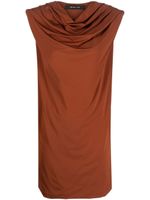 Federica Tosi robe courte à fronces - Orange