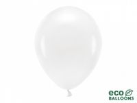 Pastel Witte Ballonnen Premium Organic (10st) - thumbnail