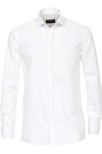 Casa Moda Comfort Fit Gala shirt wit, Effen