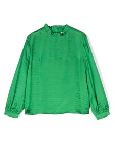 Kenzo Kids blouse à motif en jacquard - Vert