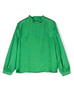 Kenzo Kids blouse à motif en jacquard - Vert