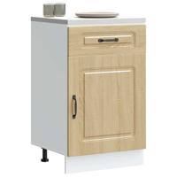 Keuken onderkast Kalmar bewerkt hout sonoma eikenkleurig
