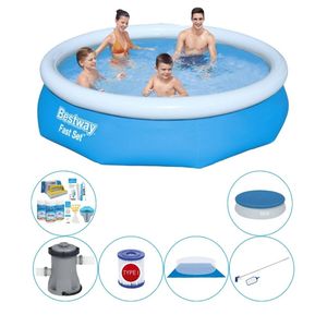 Bestway Fast Set Rond 305x76 cm - Zwembad Pakket