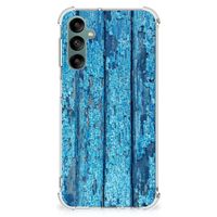 Samsung Galaxy A24 Stevig Telefoonhoesje Wood Blue
