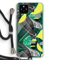 Fantasie jungle: Pixel 5a 5G Transparant Hoesje met koord