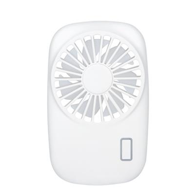Draagbare hand held USB oplaadbare mini ventilator (wit)